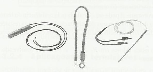 Termômetros de resistência elétrica Termistores Esses dispositivos não são lineares e apresentam