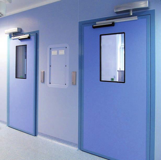 Lindo hinged doors can be manufactured in standard or air-tight version.