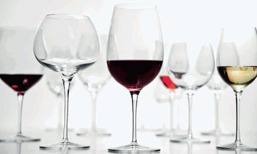 Vinoteque Linha Sommelier de taças profissionais, elegantes e robustas, com alta percepção sensorial para degustação de todos os tipos de vinho, licor, grappa entre outros.