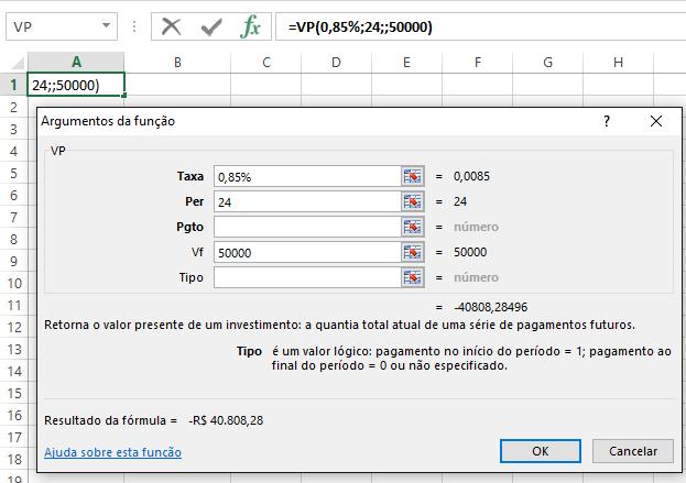 Figura 4.4 Biblioteca de funções financeiras na guia Fórmulas. Figura 4.5 Argumentos da função no exemplo 4.2. Exemplo 4.