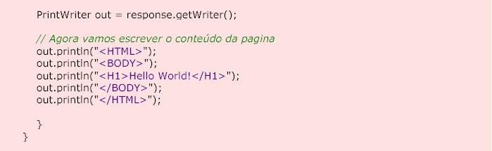 Razões para se utilizar os Java Servlets: Eficiente: O código de inicialização do servlet é executado apenas a primeira vez que ele é carregado pelo Servidor Web;