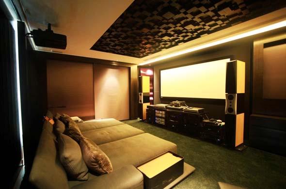 Dicas de projeto Home theaters, salas de TV e estúdios de ensaio e gravação: Evite: -