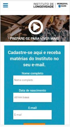 gratuitos e informação de todas as iniciativas do Instituto.