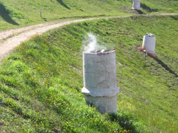 Monitoramento dos gases Maciço de Resíduos Metano (CH 4