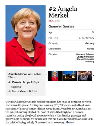 A liderança de Angela Merkel: