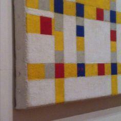DE STIJIL - NEOPLASTICISMO Mondrian, detalhe.