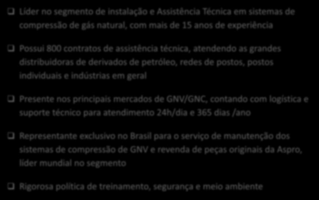 Aspro Serviços Assistência Técnica de Sistemas de Compressão e de Infraestrutura Líder no