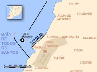 MATERIAL E MÉTODOS Para este estudo foram utilizados dados diários de janeiro de 1990 a dezembro de 009 das tábuas das marés (TM) para o porto de Salvador-BA (Lat.: 1 58'S Long.