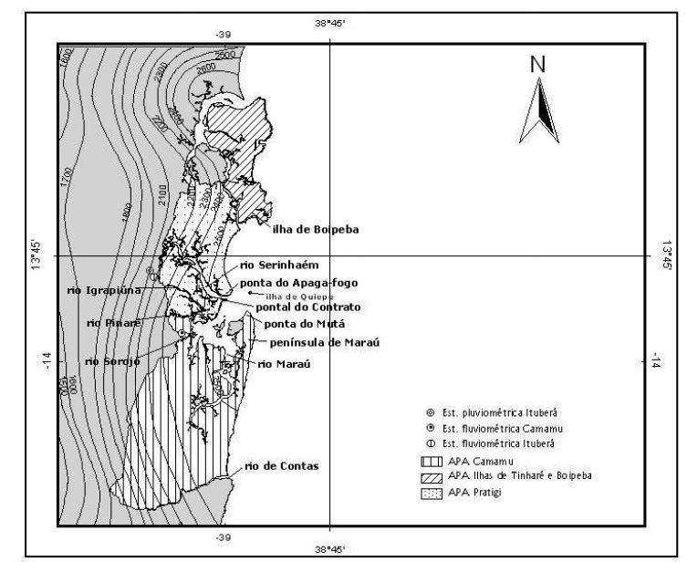 129 A Baía de Camamu é uma área de proteção ambiental (HATJE ET AL., 2008).