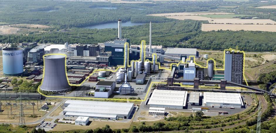 Hürth/Colonia RWE planta de demonstração com CCS Tecnologia: IGCC : 450 Mw gross Aprox.