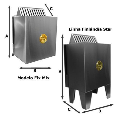 1. APRESENTAÇÃO O presente manual técnico se aplica os geradores de calor elétricos que são aparelhos elétricos para aquecimento de ar em saunas seca (revestimento interno em madeira) fabricado pela: