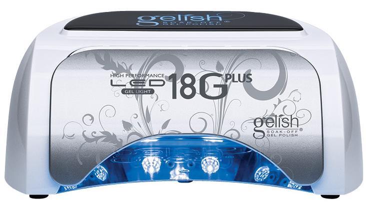 Gelish LED 18G + light Catalisador Gelish LED 18G É o catalisador favorito dos profissionais com a sua tecnologia
