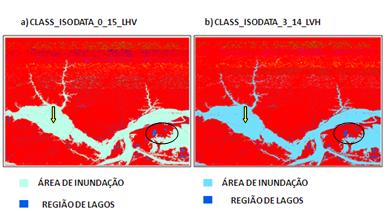 observar que na porção leste da área da imagem (elipse, Figura 5) ocorreu uma discreta confusão entre as classes.