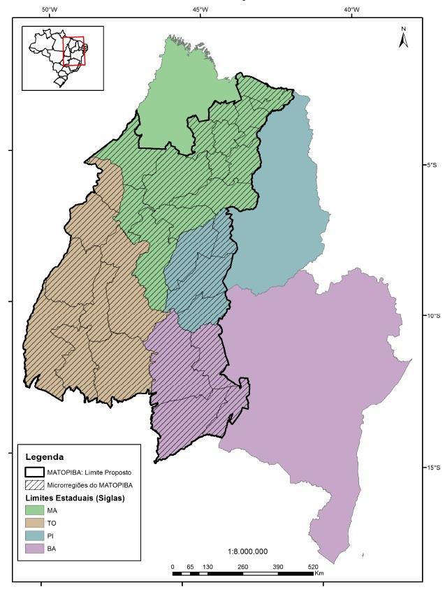 MATOPIBA Estado Dinâmica Área Irrigada (ha) Maranhão 34.895 10,4% Municipal Tocantins 147.747 44,0% Piauí 11.037 3,3% Bahia 142.303 42,4% Total 335.981 100,0% Nacional 6.039.