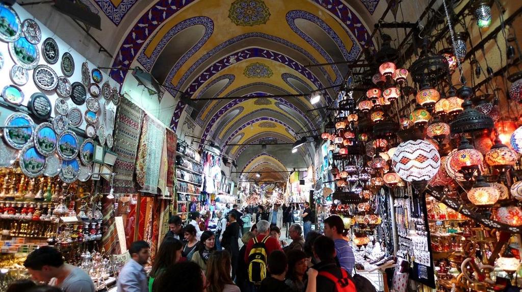 Histórico Grande Bazar, Istambul (1461) Fonte: Setor de