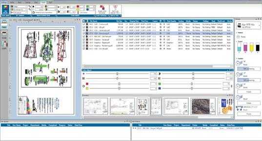 digitalização-para-arquivo colorida e em P&B de alta As ferramentas do KIP ImagePro foram