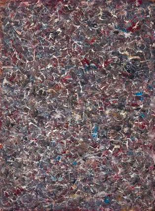 LIMITES DO PLANETA E DA TERRA Mark Tobey Ritmos da Terra, 1961 Mark Tobey foi um pioneiro da abstração americana e dos estudos da caligrafia oriental.