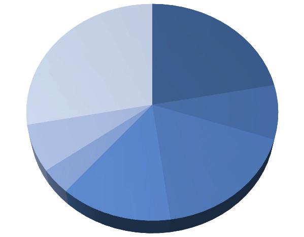 caracterização da AtiVidAde exportadora PORTE DA EMPRESA - RECEITA OPERACIONAL BRUTA 7,0% 3,8% 28,0% 13,4% 22,0% 17,7% 8,1% até R$ 1.800.000,00 de R$ 1.800.001,00 a R$ 3.600.000,00 de R$ 3.600.001,00 a R$ 16.