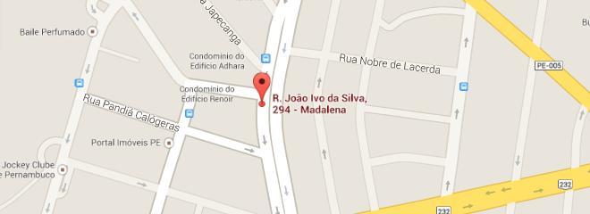 Rua João Ivo da Silva Engenho fica localizado na rua João Ivo, uma das