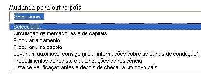 Portal EURES Procura de emprego Condições de vida Mudança para outro