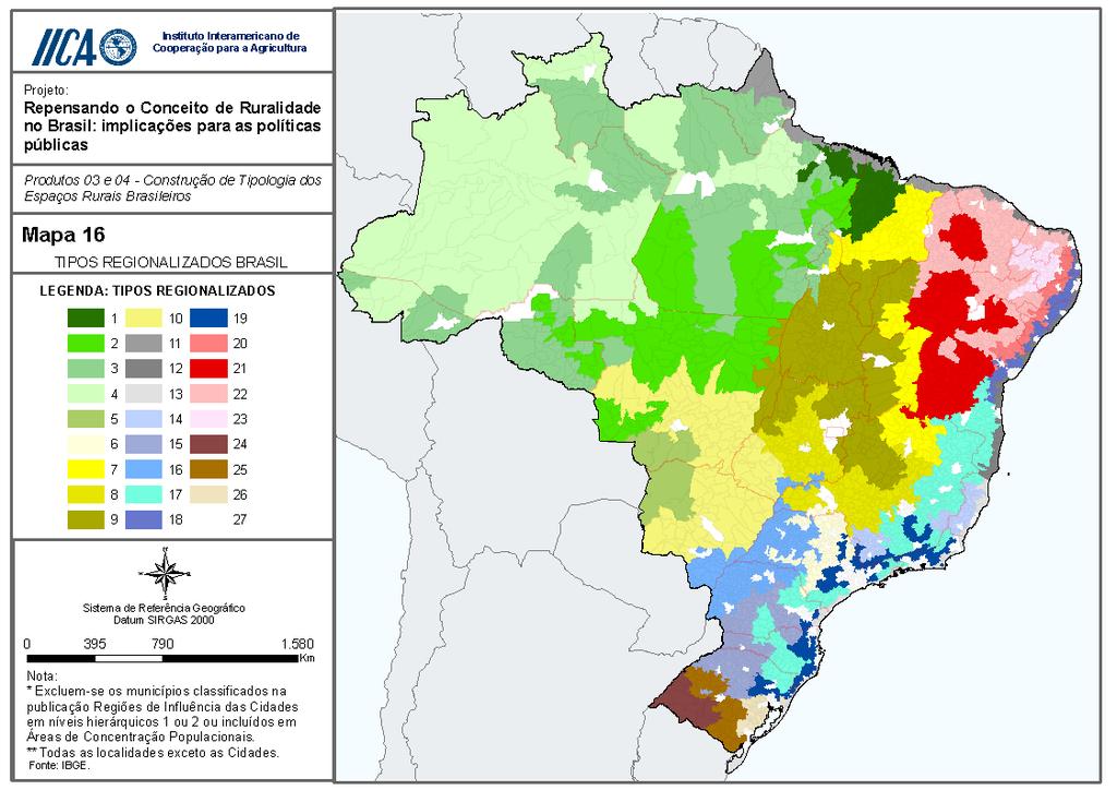 10 CICLO DE CONFERENCIAS AGRO Y SOCIEDAD PROJETO: Repensando a Ruralidade no Brasil O BRASIL