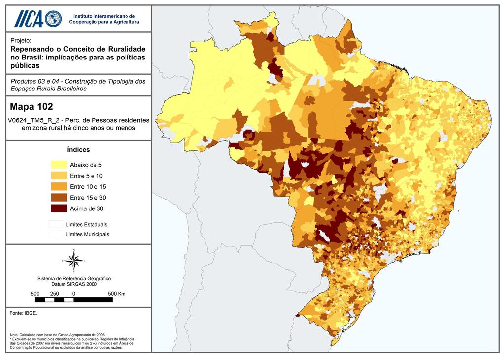 O Brasil que atrai população rural: