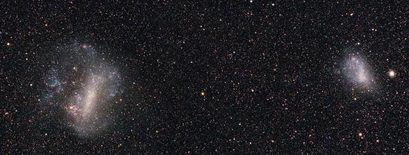 Vizinhança galáctica Apenas quatro galáxias podem ser observadas a olho nu.