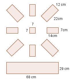 modelo matemático (ou a representação matemática) associado ao problema corresponde à área total da parte fachada que recebe tinta dada pela expressão (1). 3.