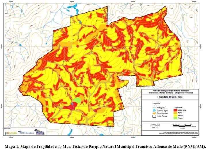 Mapa de Fragilidade do Meio Físico