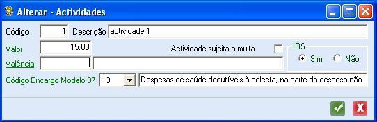 É possível parametrizar se os Valores Extra devem ser incluídos no Modelo 37, para aceder a esta