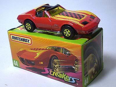2006 Matchbox Streakers 1976 Corvette - com a