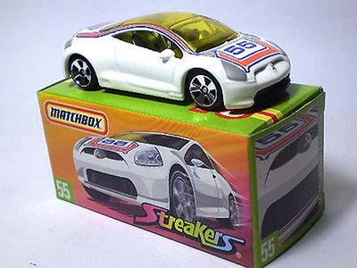 2006 Matchbox Streakers Mitsubishi Eclipse - com a