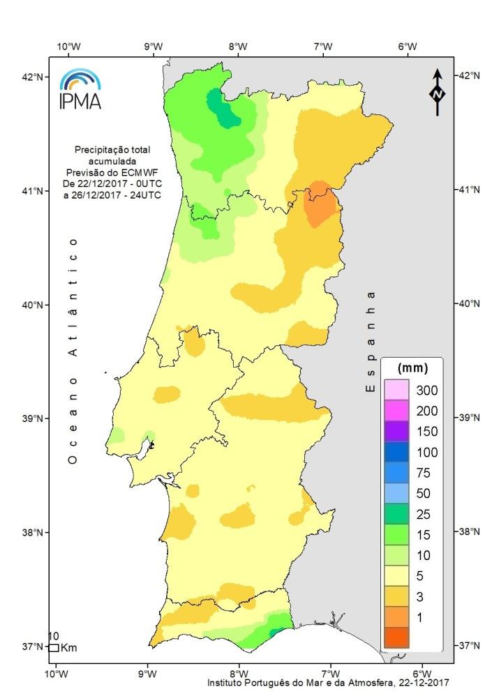 Nas regiões do litoral norte e centro verificou-se um aumento dos valores de água no solo, variando no final do mês entre 20 a 60 %.