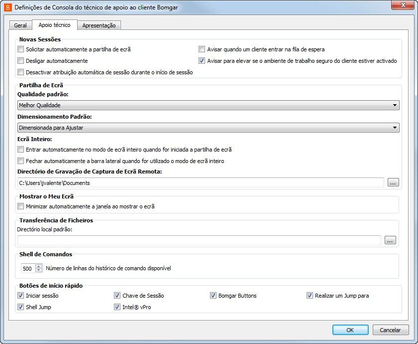 Estas notificações aparecem independentemente da sua consola de técnico de apoio ao cliente e com prioridade sobre outras janelas.