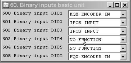 Instalação elétrica Conexão do encoder incremental ES16 6 Esquema de ligação ES16 24 V (V024) MQ.