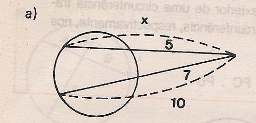 b) Um hexágono regular de lado 5 3