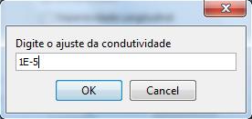 100 Na janela Cargas conhecidas, digite Sair. A janela do MIGH retorna, e o usuário deve selecionar o número de iterações do processo. Deixe o valor Iterações em 10 e clique em Calibrar.