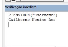 Em uma planilha nova, na área de verificação