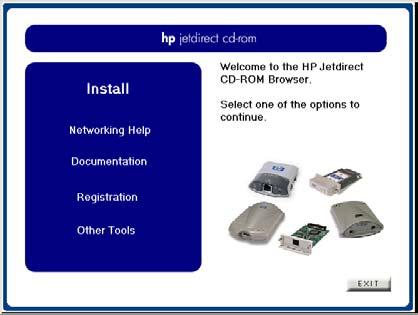 Informações adicionais sobre endereços de rede e outros parâmetros estão disponíveis no utilitário do CD-ROM do HP Jetdirect (Windows) e podem ser obtidas selecionando-se a opção Ajuda de rede.