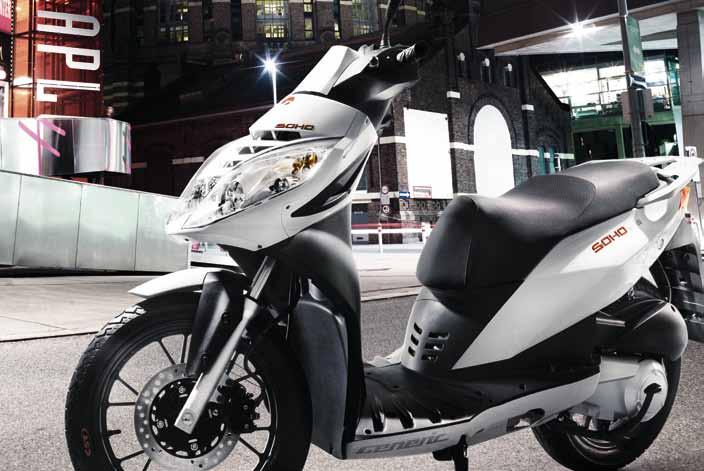 GENERIC SOHO 125 CC A SOHO é tão marcante como os bairros de Londres e Nova Iorque de