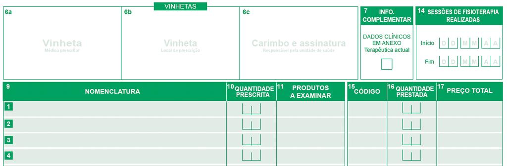 D Informação Complementar Este campo deverá ser assinalado caso o médico prescritor pretenda enviar os dados clínicos da terapêutica atual / relatório médico, ao