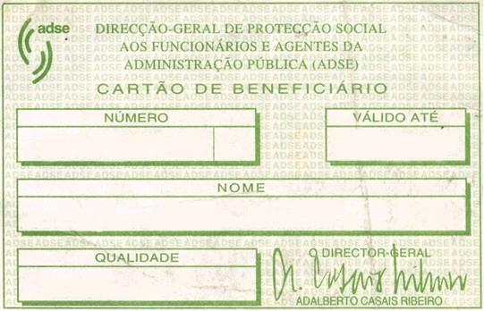 Beneficiário de um Subsistema 7. Subsistema, que corresponde ao nome do Subsistema responsável pelo pagamento dos exames / tratamentos (exemplo: ADSE, ADM, SAD-PSP, IASFA, etc.).