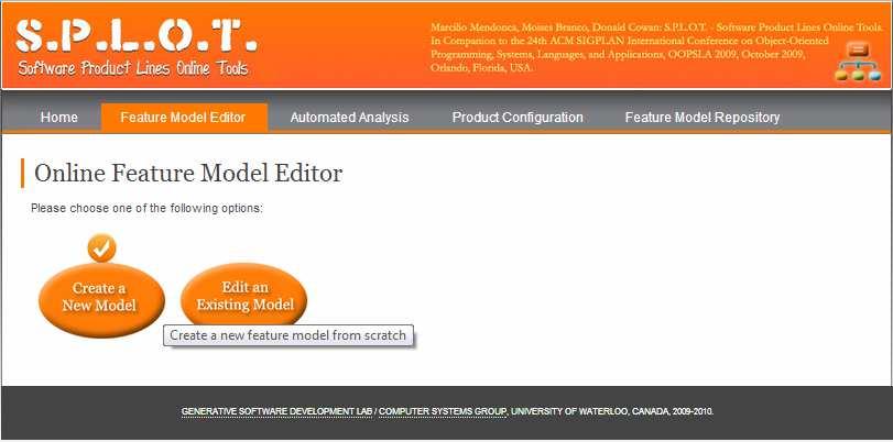 Figura 11. Opções de edição do modelo de características. A criação de um modelo de característica é disposta no formato de árvore.