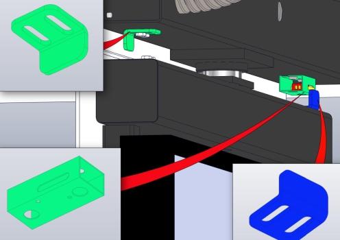 6 Utilize o cabo do motor como ''guia'', fixando com abraçadeiras para não tem risco de