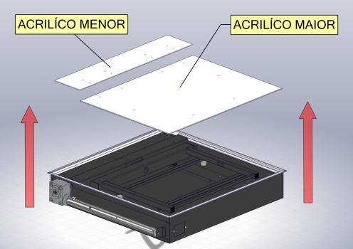 posição horizontal Ligue o motor para