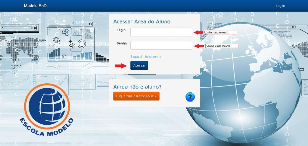 Tutorial Caro aluno, todas as suas rotinas acadêmicas serão realizadas no seu Ambiente Virtual de Aprendizagem. Abaixo segue as principais funções do AVA e os recursos que ele lhe oferece.