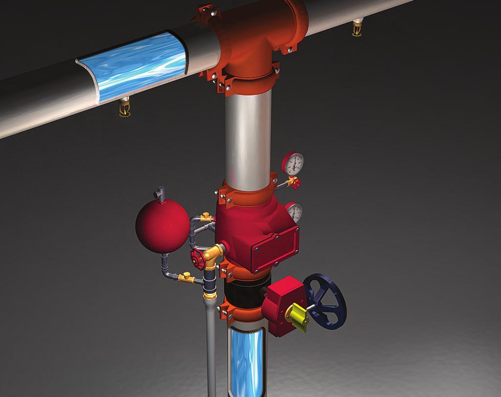 85 Válvulas e Dispositivos: Sistema para Tubulação Molhada Válvula de Alarme AV-1 Válvula Borboleta para Controle de Abastecimento de Água para o Sistema Abastecimento de Água AV-1-300 Válvula
