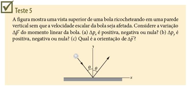 9-4 Colisão e Impulso Como o produto nm é a massa total para n colisões, podemos escrever: