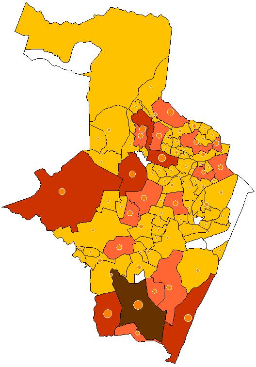 notificados oito óbitos suspeitos de dengue, dois foram confirmados, cinco descartados e um encontra-se em investigação. (Quadro 1).