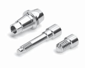 COMPONENTES PROTÉTICOS - PRÓTESE SOBRE DENTADURA NOVO COLOSSO CONE MORSE PILAR TRANSMUCOSO MULTI UNIT CM (Ø 4,0mm) 4,8mm ESPAÇO PROTÉTICO PPT-2005 Fixa a prótese ao pilar U lizado para próteses